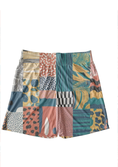 Unisex Shorts - Vibrant Abstract Design