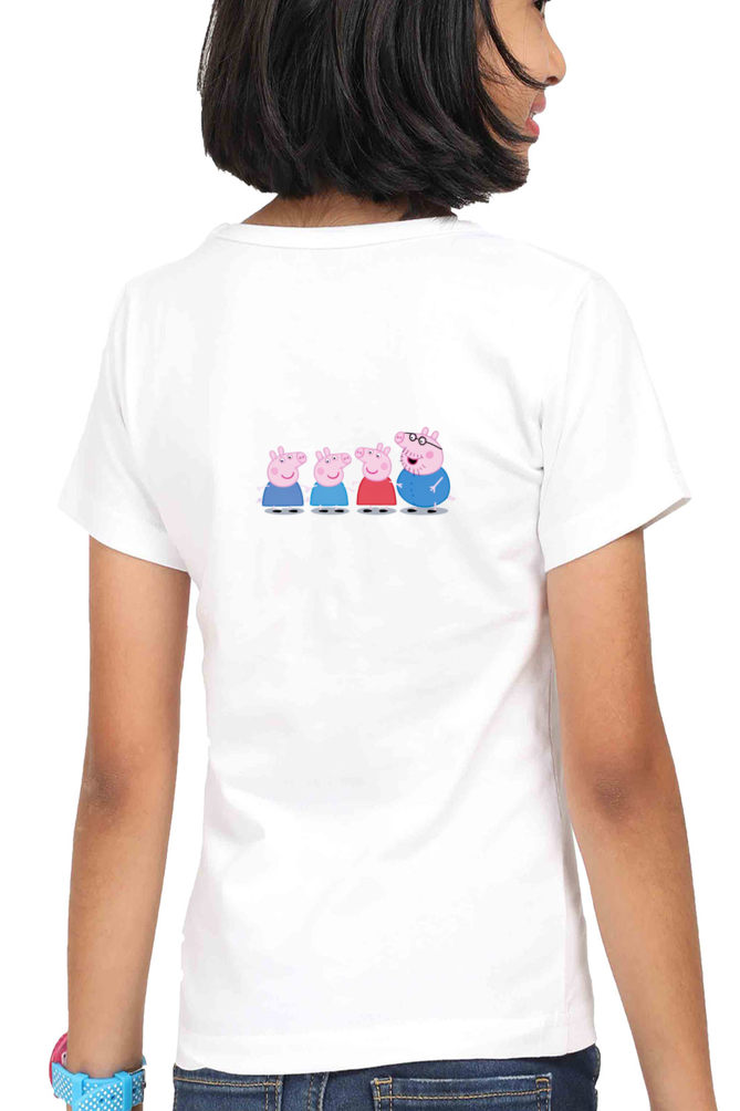 Kids Round Neck Half Sleeve Peppa Pig Edition