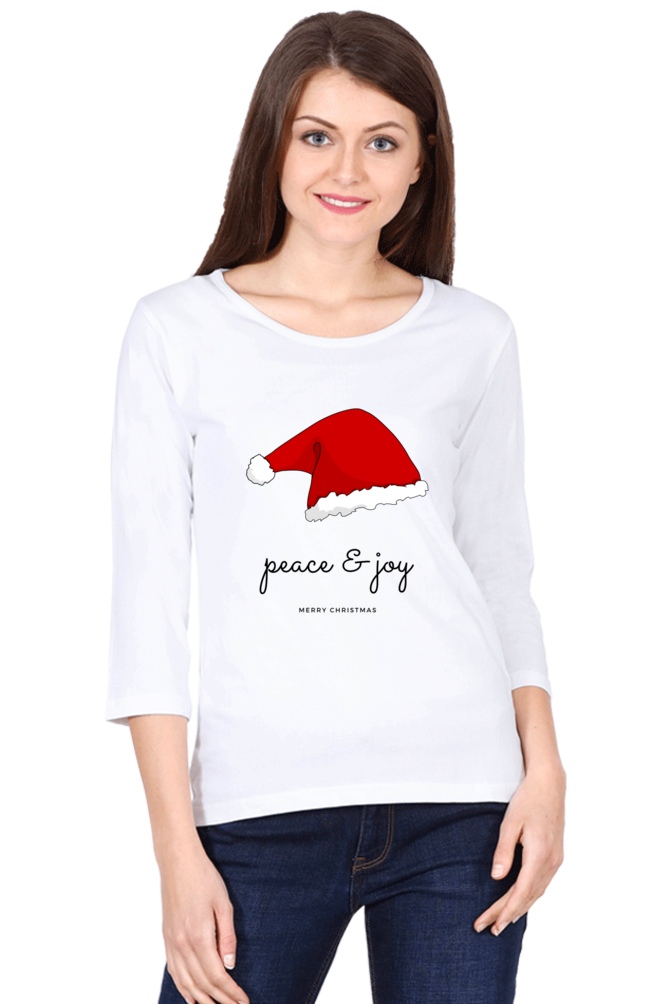 Female T-Shirt Full Sleeve Festive