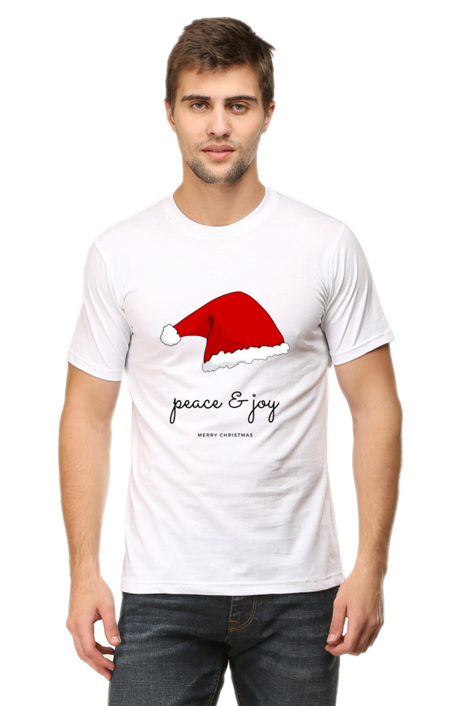 Men Round Neck Half Sleeve Festive