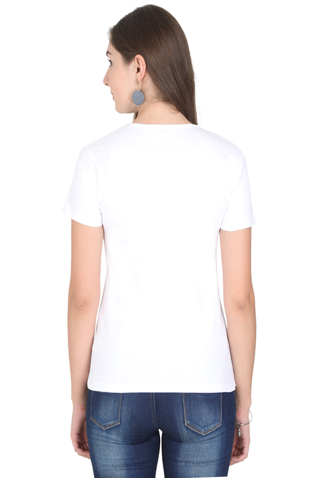 Female Round Neck Half Sleeve Tshirt