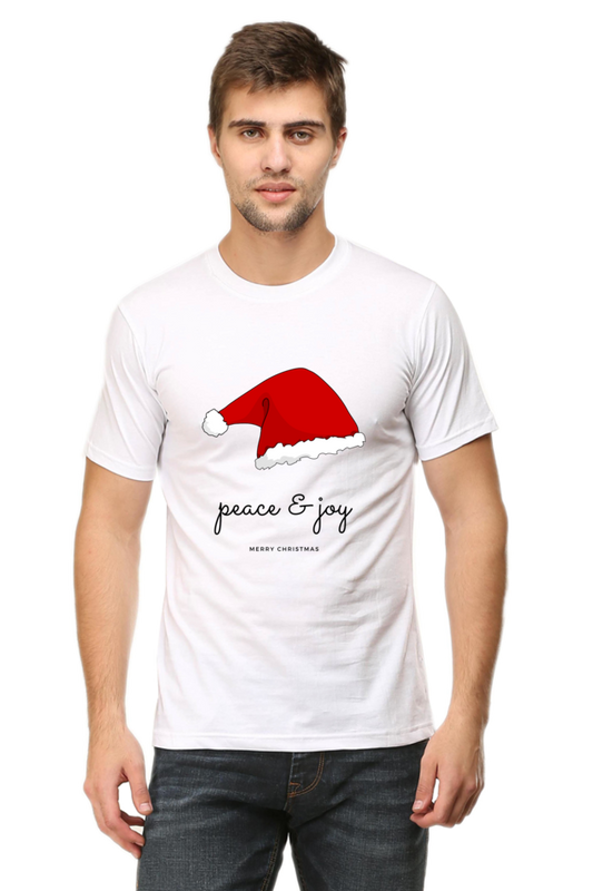 Men Round Neck Half Sleeve Festive