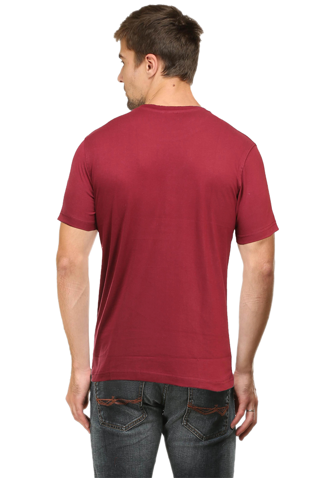 Men Round Neck Half Sleeve