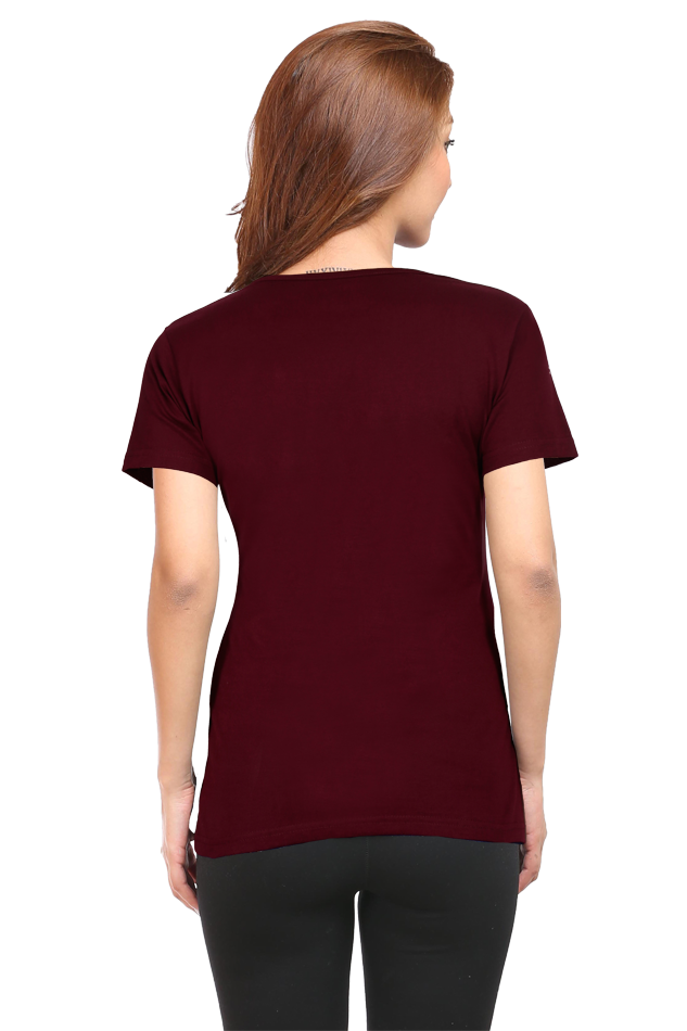 Female Round Neck Half Sleeve Tshirt