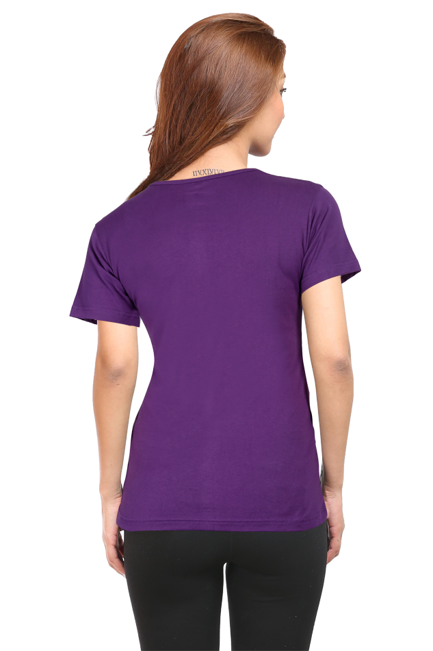 Female Round Neck Half Sleeve Tshirt