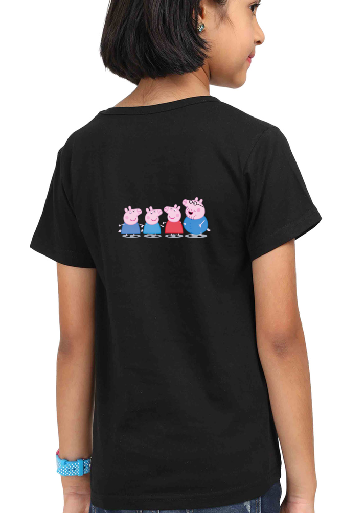 Kids Round Neck Half Sleeve Peppa Pig Edition