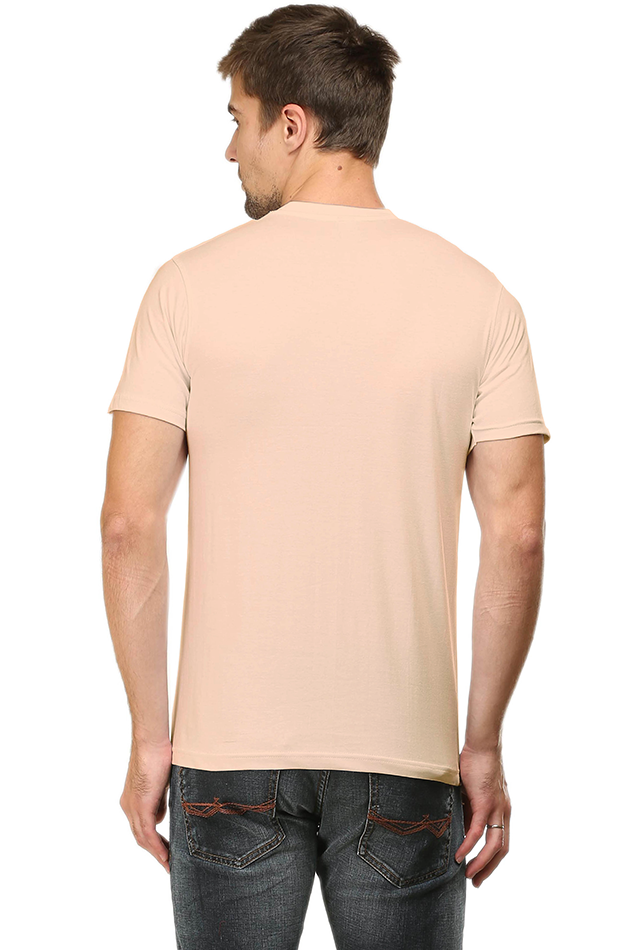 Men Round Neck Half Sleeve Festive