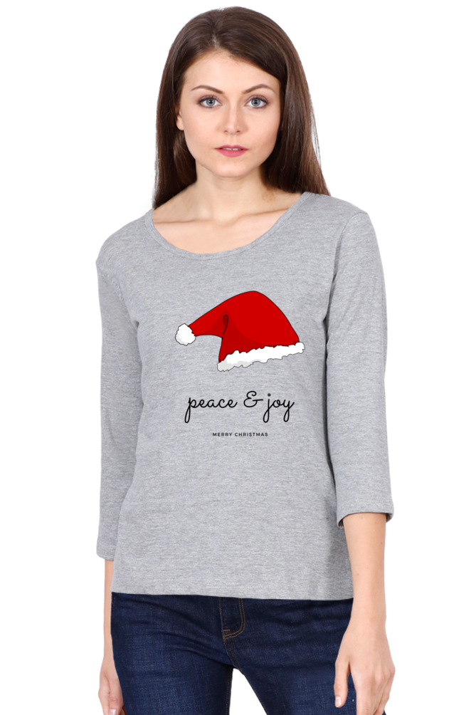 Female T-Shirt Full Sleeve Festive