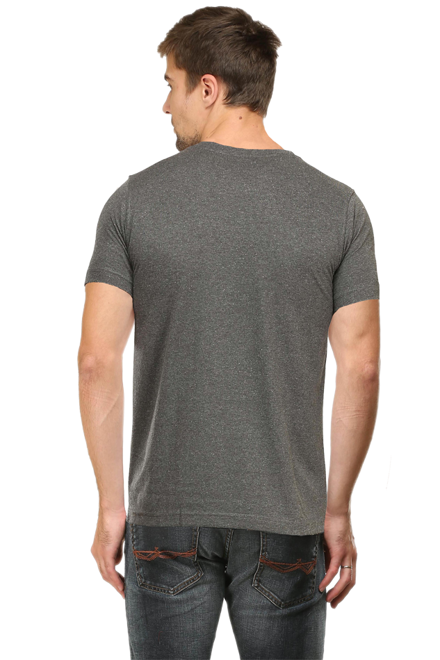 Men Round Neck Half Sleeve