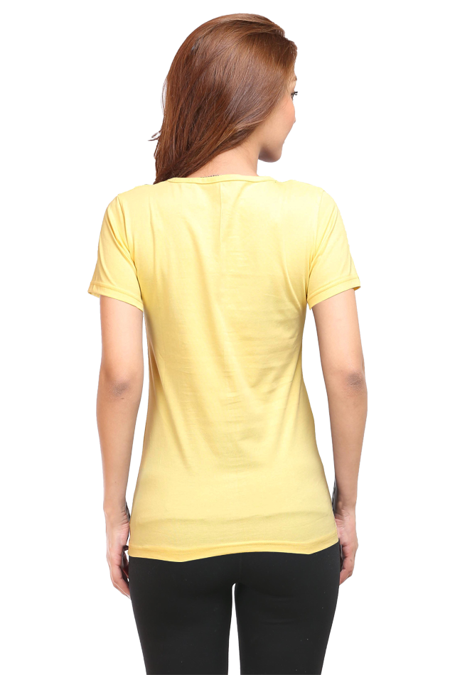 Female Round Neck Half Sleeve Tshirt