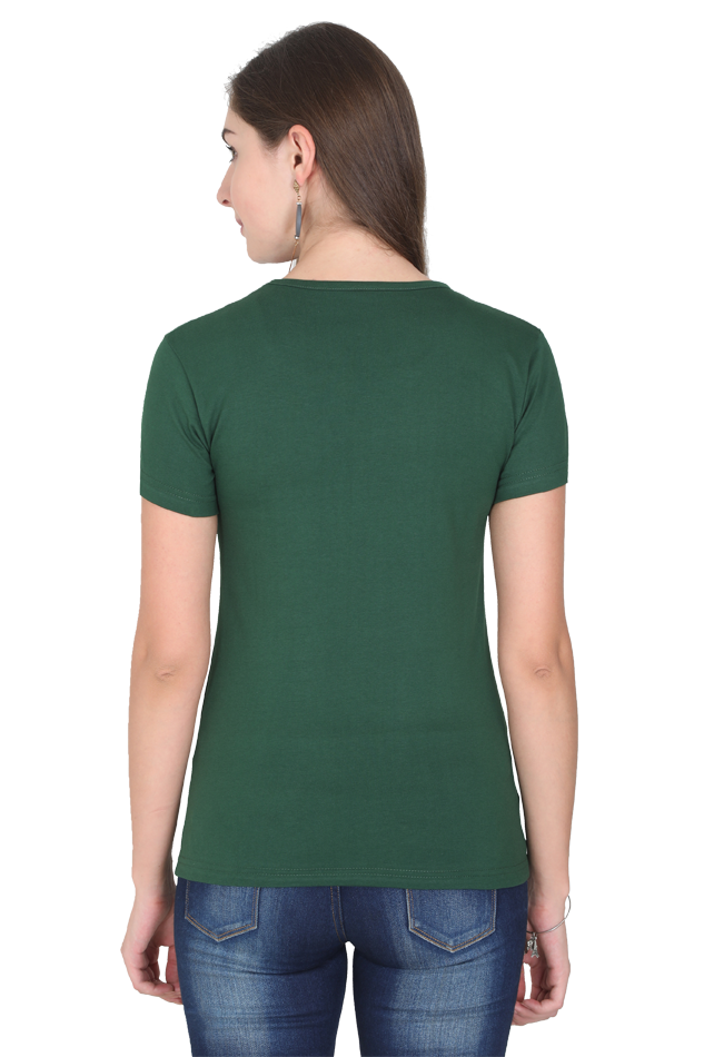 Female Round Neck Half Sleeve Tshirt