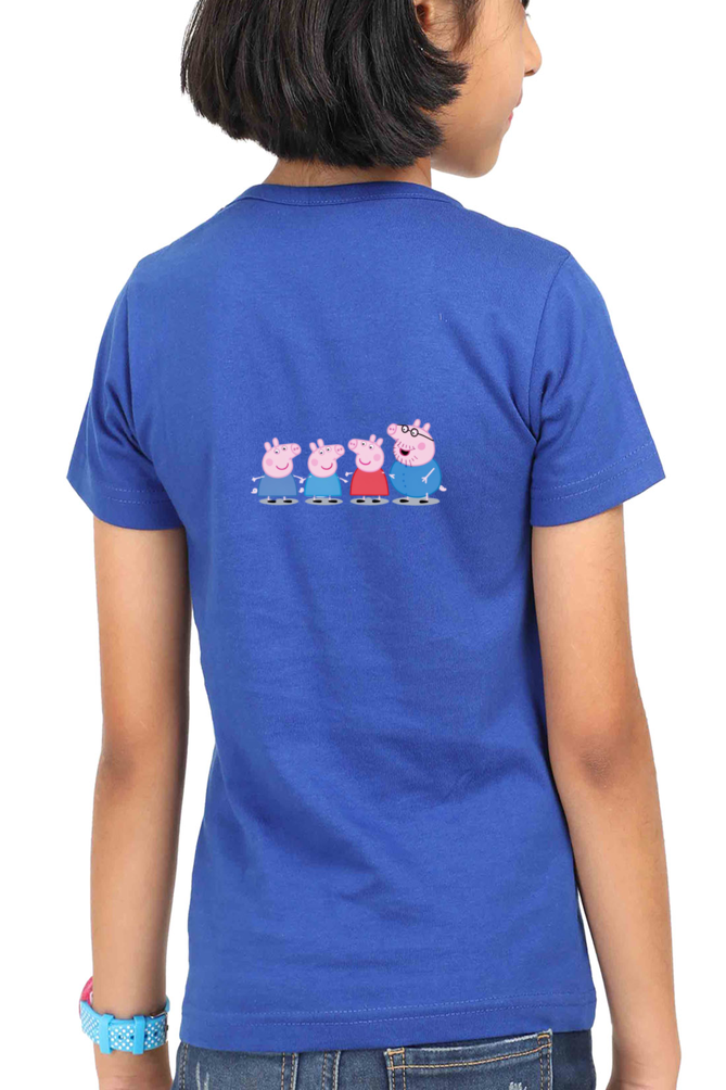 Kids Round Neck Half Sleeve Peppa Pig Edition