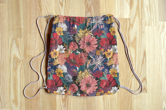 Drawstring Bag - Vibrant Design